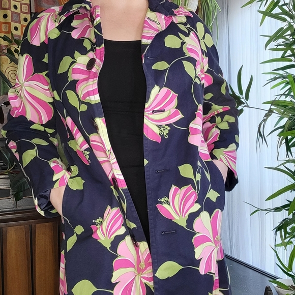 Vibrant Vintage Midi-Jacket - Picture 4 of 12